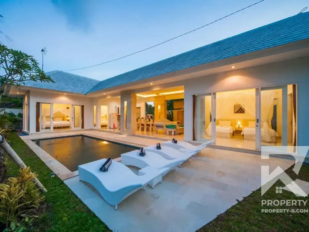 Villa 3 Kamar Tidur Modern dengan Pemandangan Sawah di Ubud Bali untuk Dijual Leasehold
