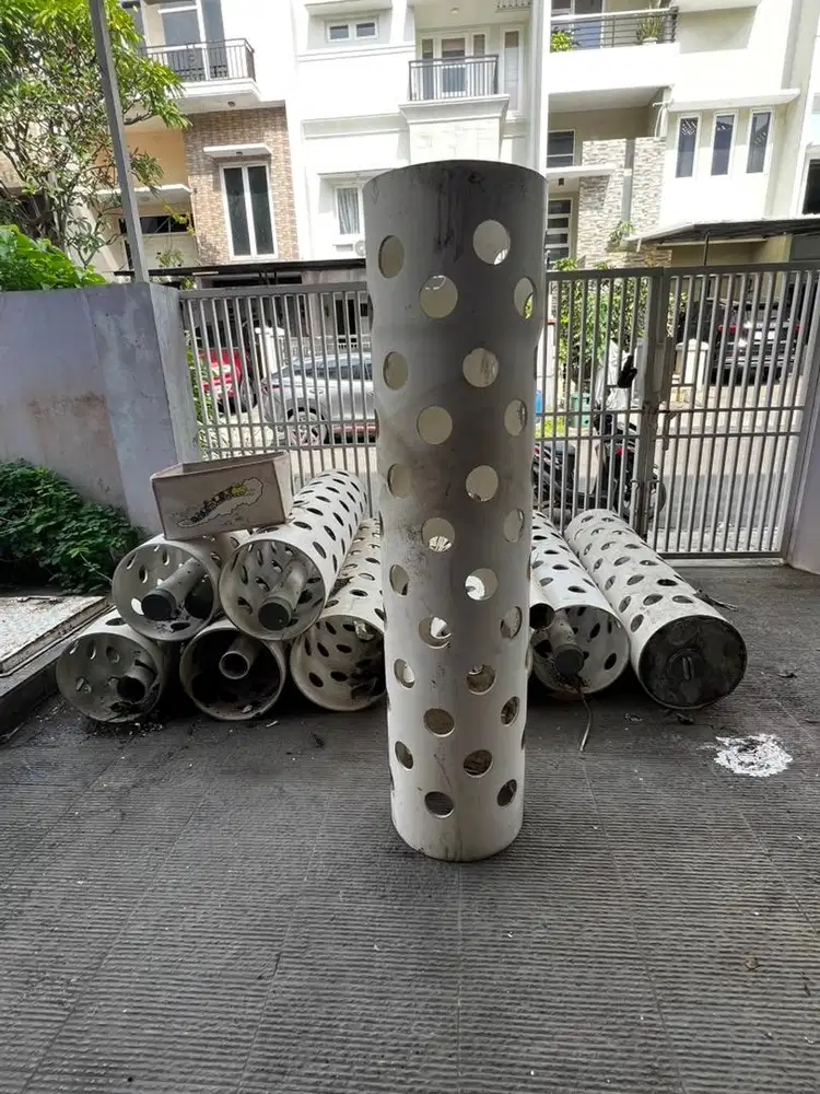 Tower Hidroponik Vertikal 66 lubang - cocok untuk usaha dan rumah