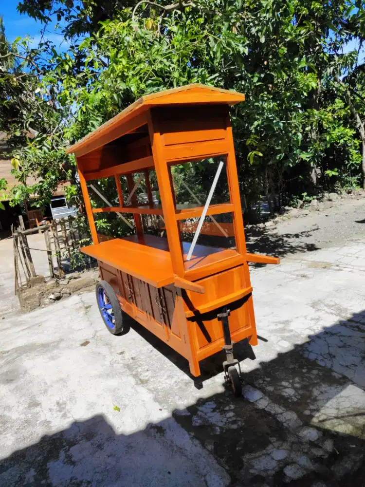 Gerobak Angkringan Bakso Mie Ayam PeceL Bubur Sate Martabak Ronde dlL