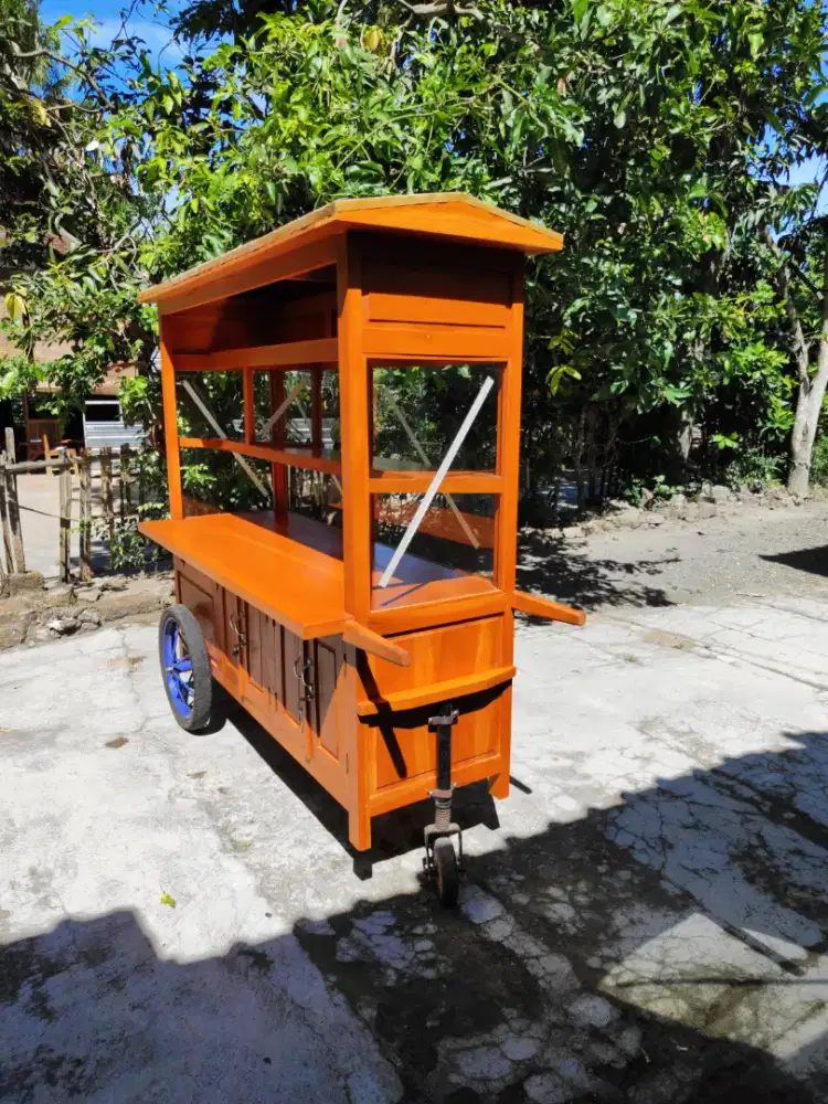 Gerobak Angkringan Bakso Mie Ayam PeceL Bubur Sate Martabak Ronde dlL