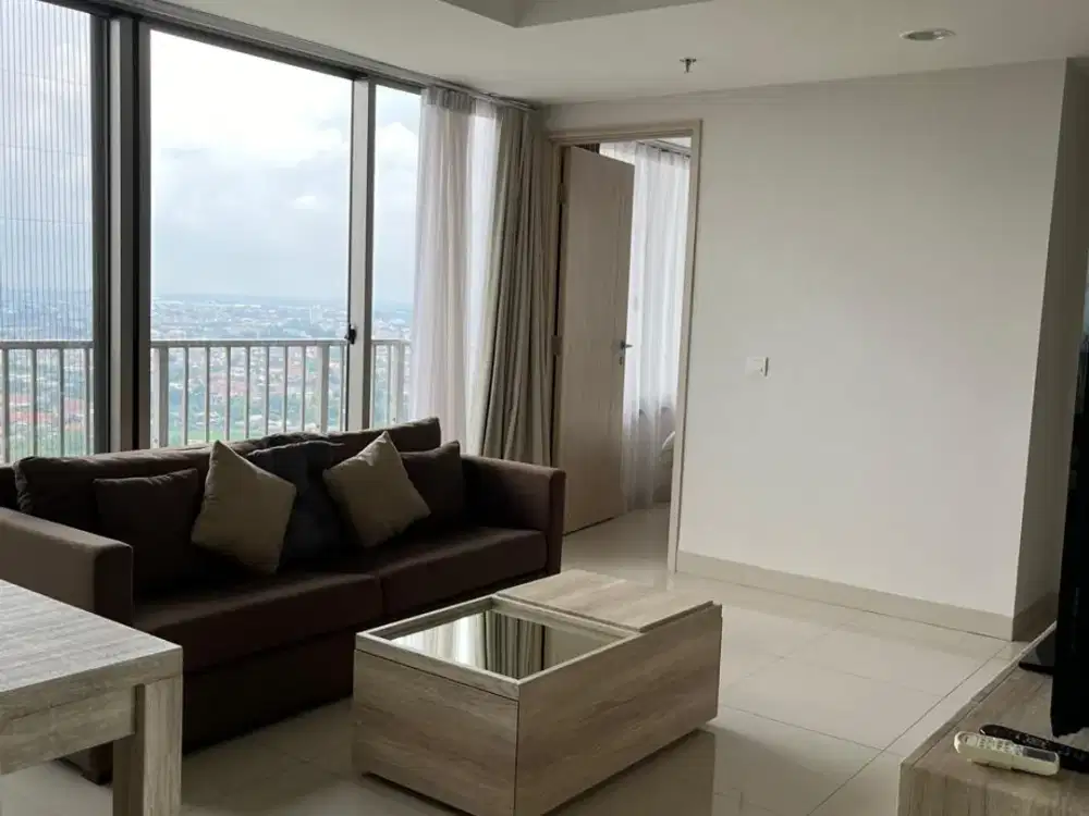 Disewakan Apartemen 3BR Full Furnish Lantai 25 di Orange County Lippo Cikarang – Luas 96m² Siap Huni!