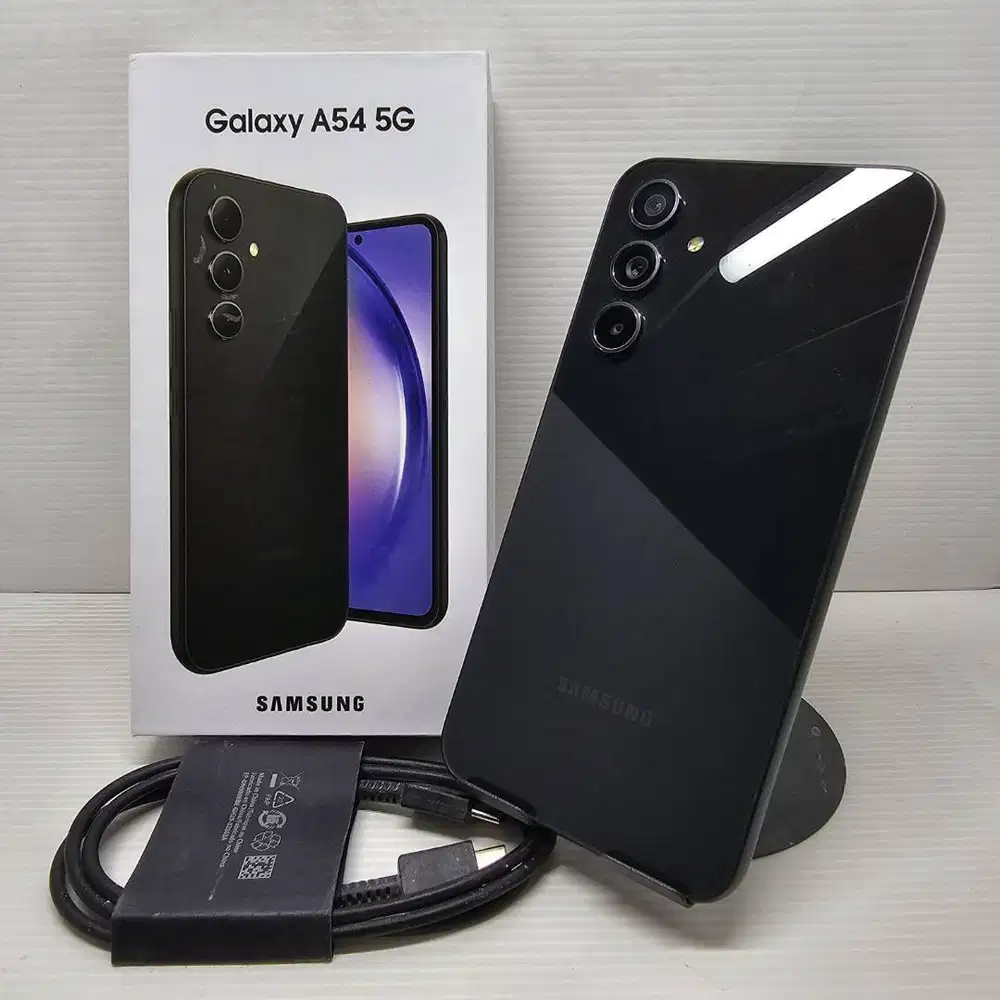 SAMSUNG GALAXY A54 5G 8/256 GRAPHITE SEIN RESMI MULUS NO MINUS