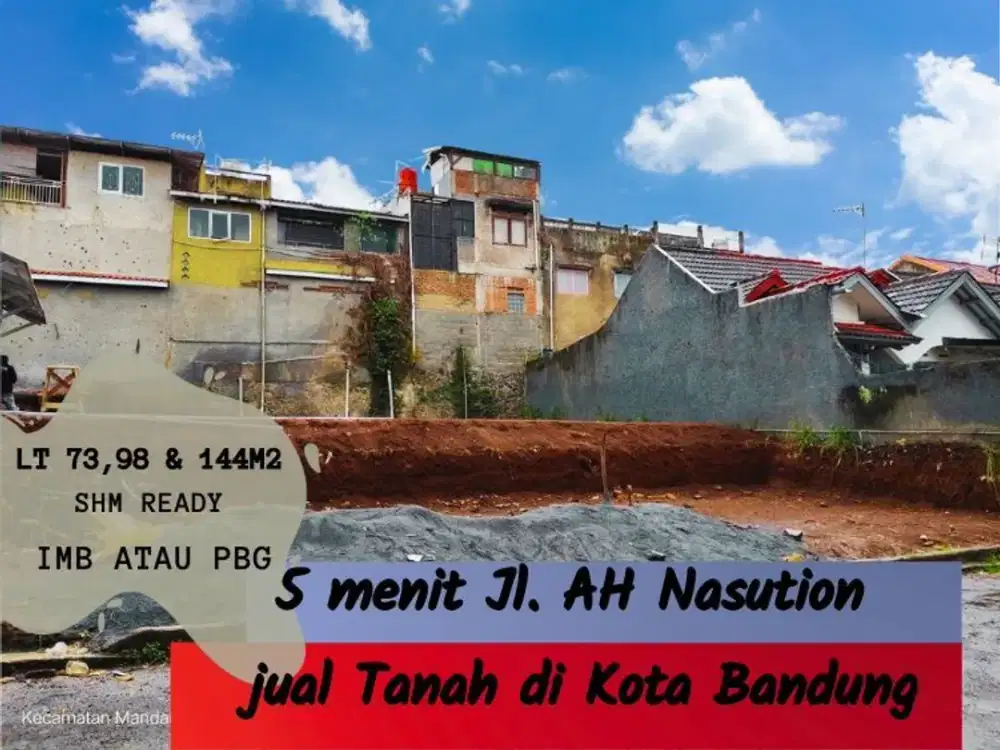 Jual Tanah Kota Bandung Siap Bangun Sudah ada IMB