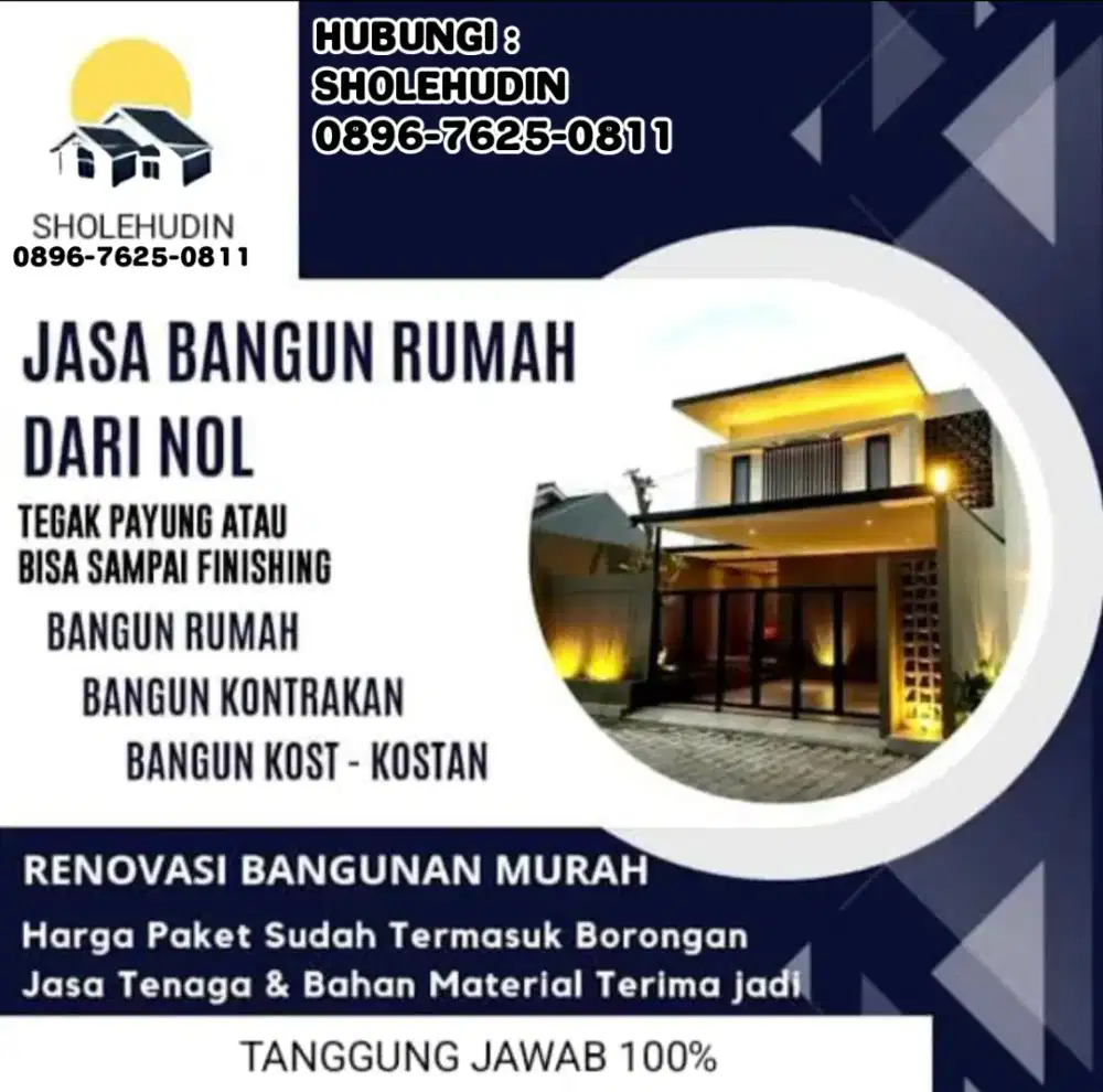 JASA BANGUN DAN RENOVASI RUMAH