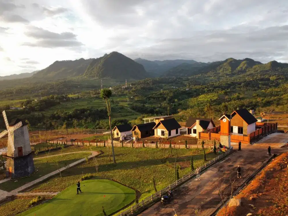 Tanah Vila Luas 200 Meter Legalitas SHM View Gunung