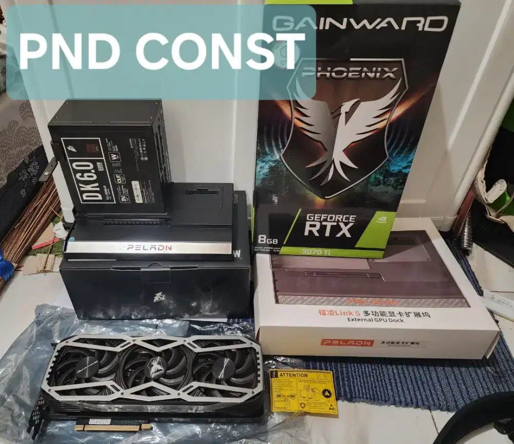 RTX 3070TI Phoenix | External GPU | PSU 600W BRONZE 1ST PLAYER