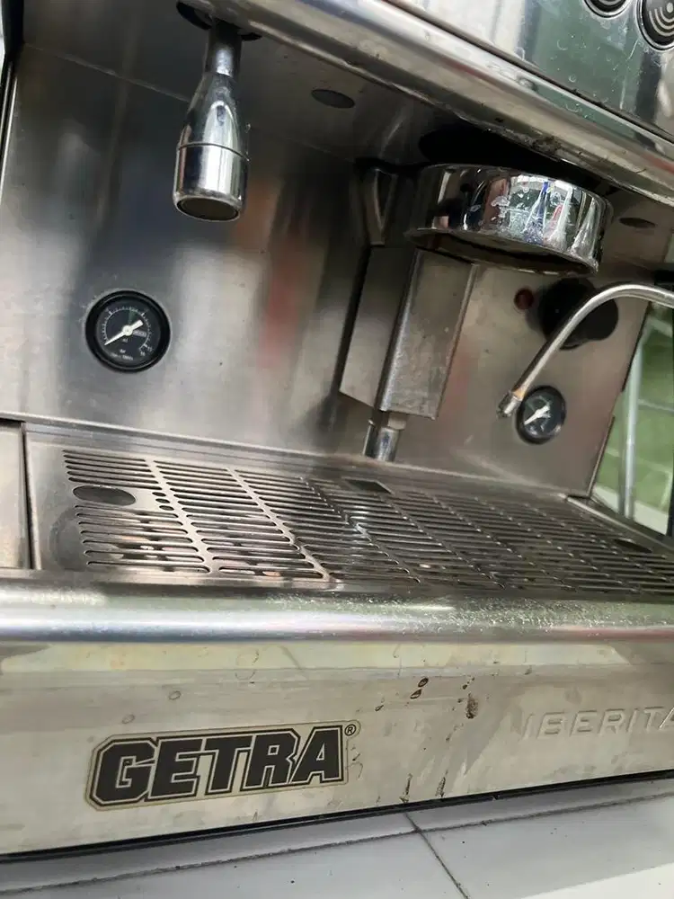 Mesin kopi Iberital IB7 & grinder marfil tron inox