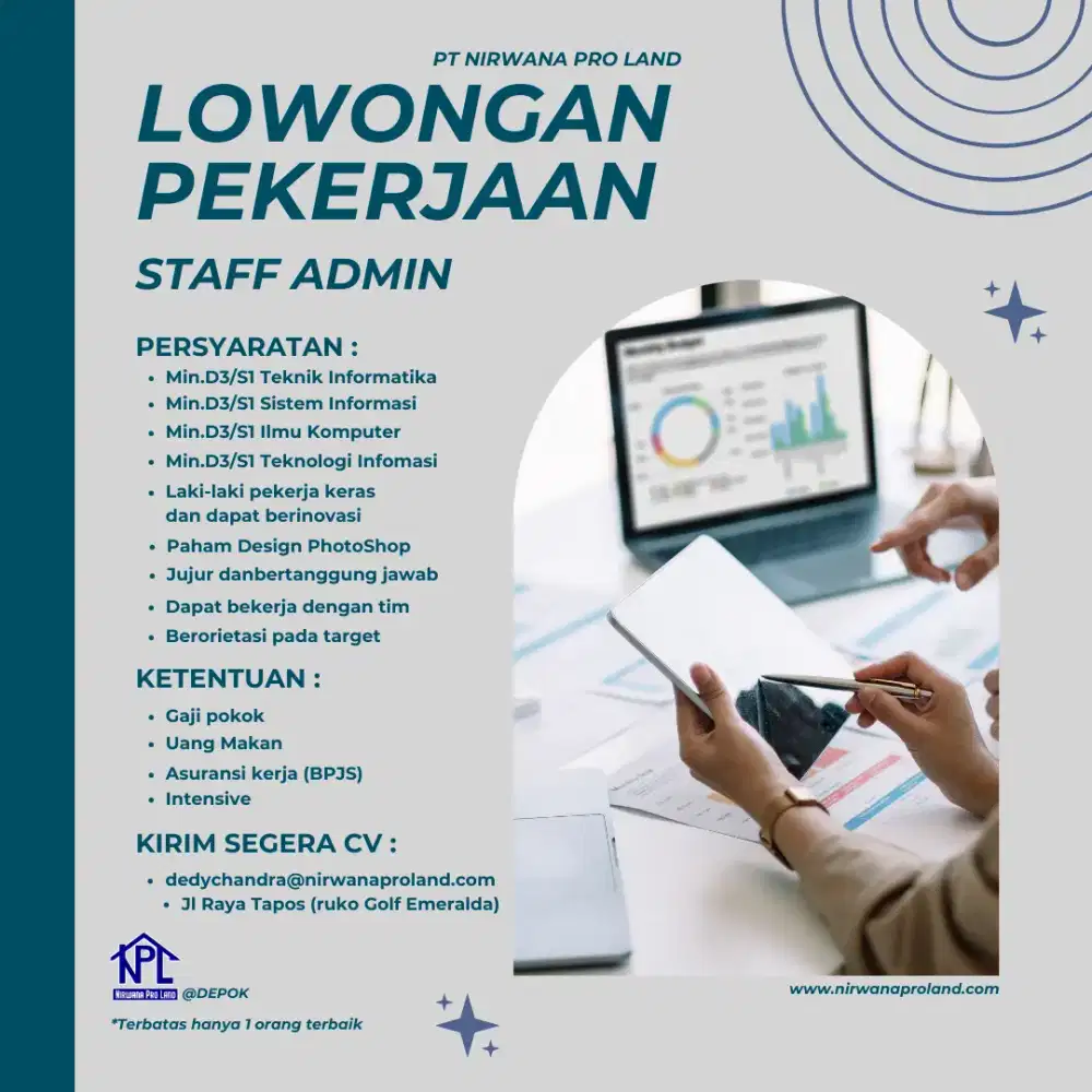 Lowongan Staff Administration