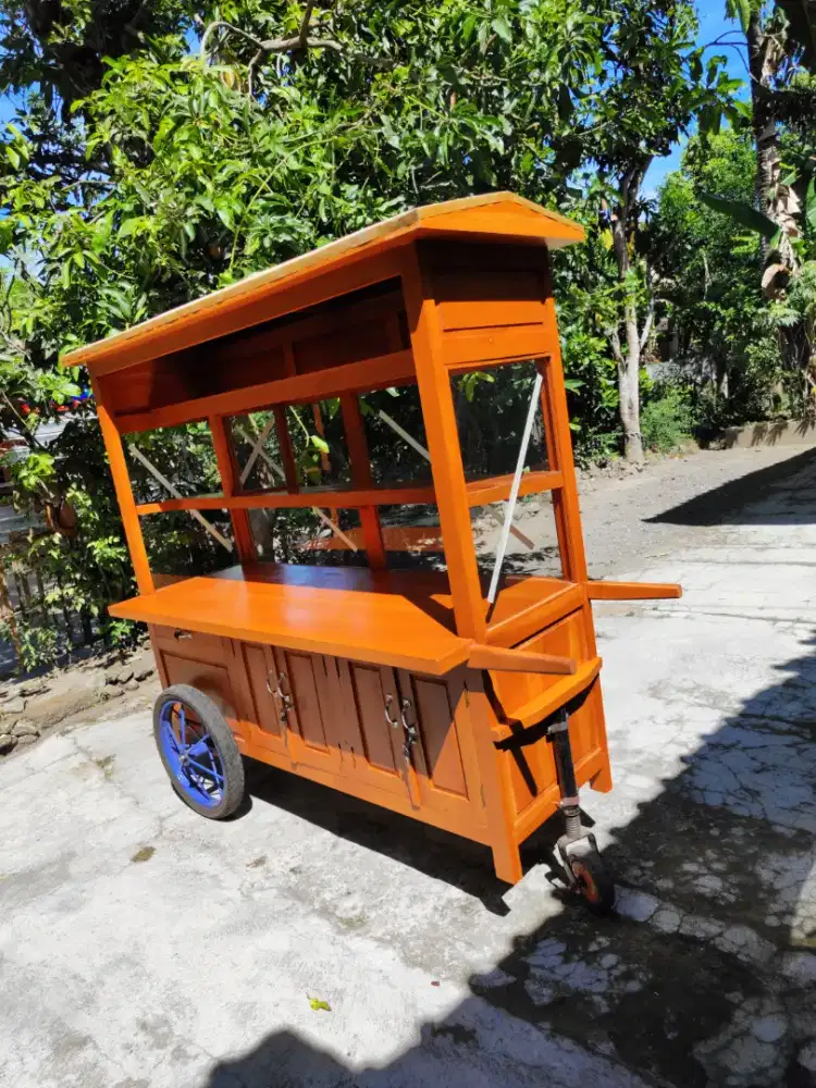 Gerobak Angkringan Bakso Mie Ayam PeceL Bubur Sate Martabak Ronde dlL