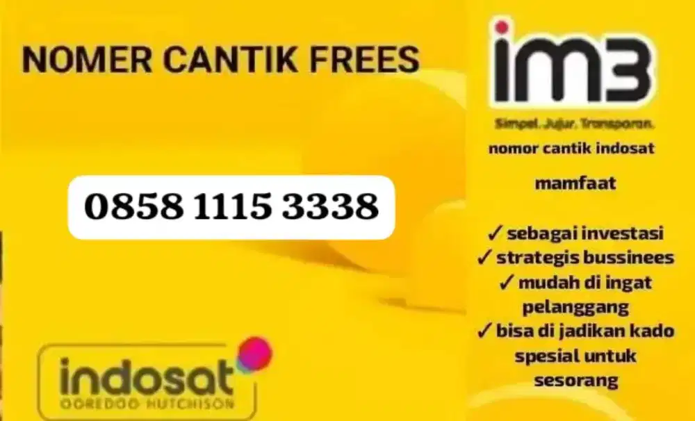 NOMOR CANTIK INDOSAT
