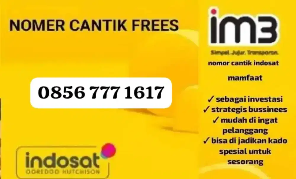 NOMOR CANTIK INDOSAT