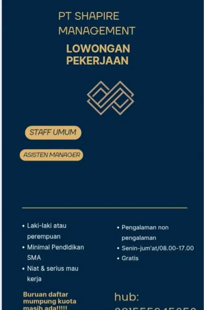 Lowongan kerja cepat