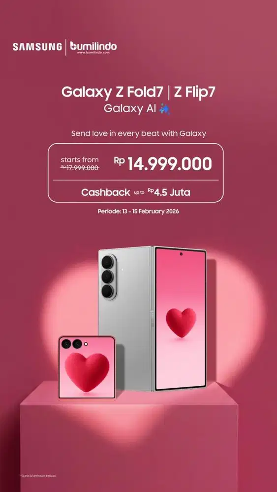 Samsung Z fold7 dengan promo yang sangat menarik