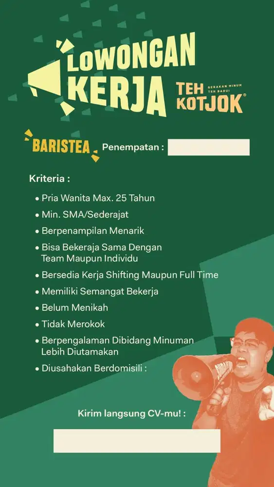 Baristea Ciplaz Ciledug