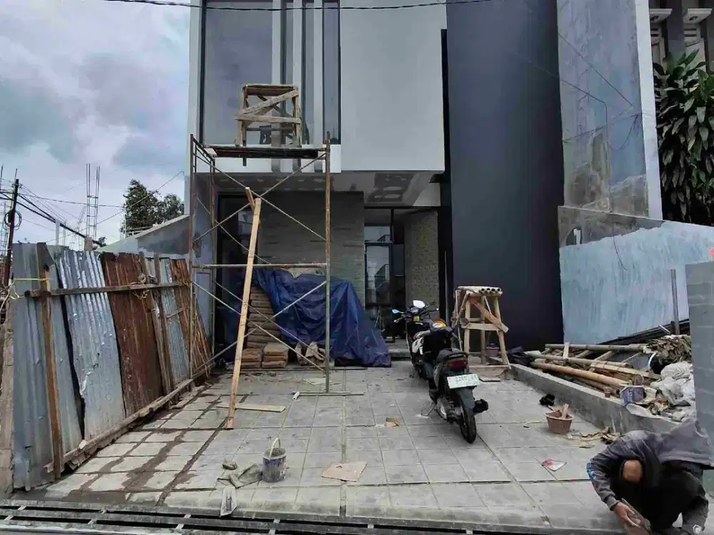 dijual rumah onprogress siap huni area batununggal buah batu bandung