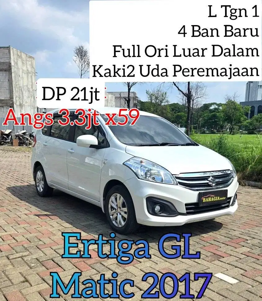 Suzuki Ertiga Matic 2017 GL Putih AT GX 2015 white avanza 2016