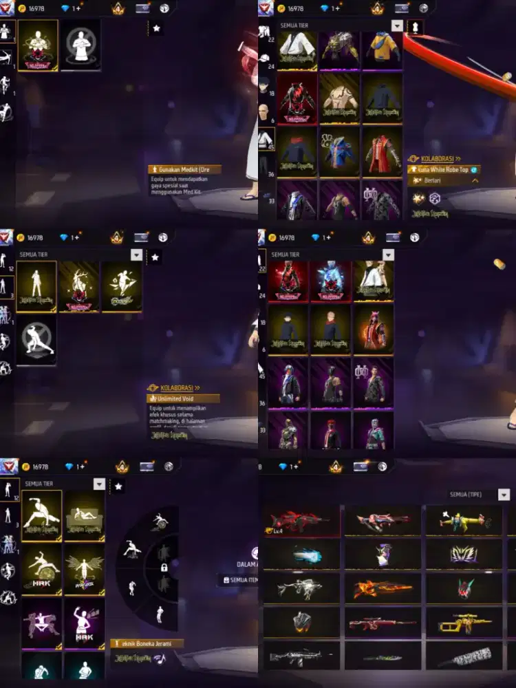 Jual akun FF murah meriah yg minat lansung inbox aja