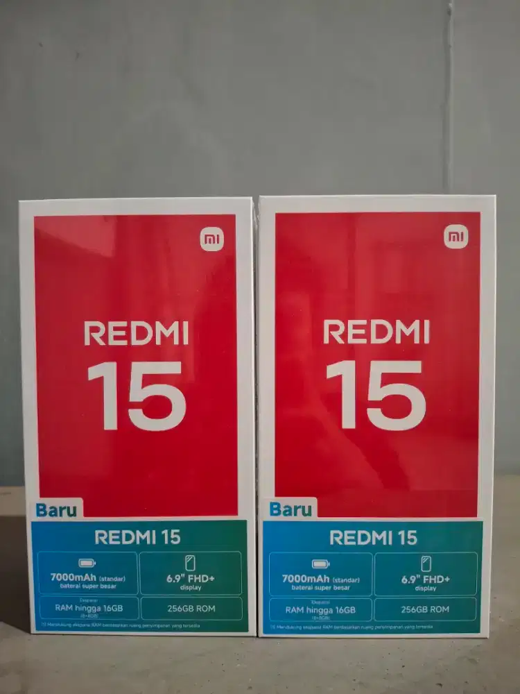 XIAOMI REDMI 15 RAM 8/256 GB GARANSI RESMI
