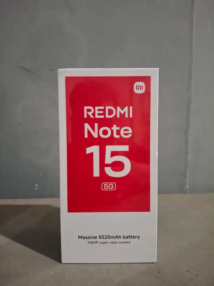 REDMI NOTE 15 5G RAM 8/256 GB GARANSI RESMI