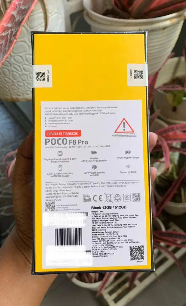 New SEGEL POCO F8 PRO 12 /512 BLACK