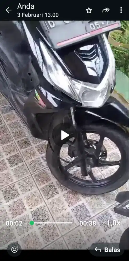 Beat 2012 warna hitam