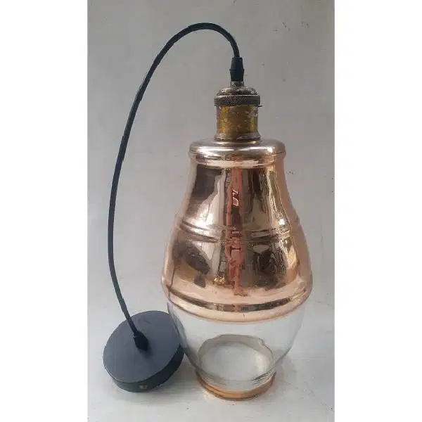 Vintage old Lamp Denmark Design  tahun 60 'an terbuat dari kristal gla