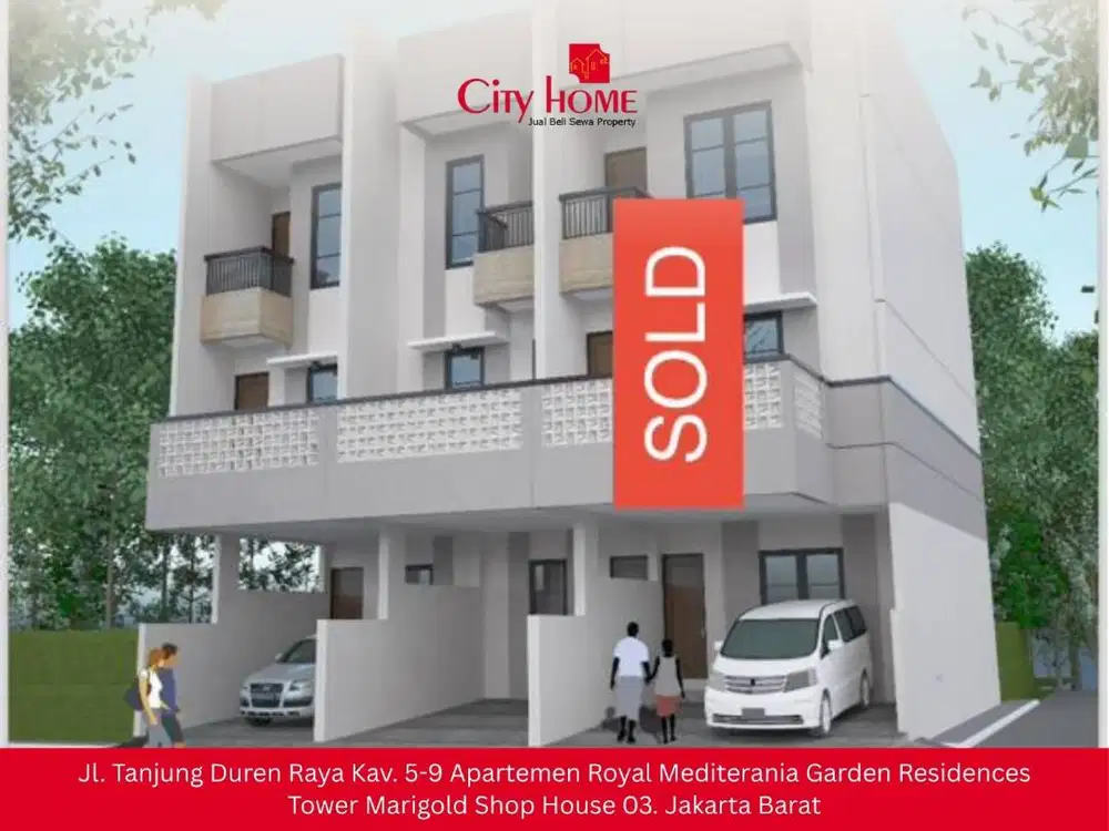 Unit Terbatas! Rumah Modern 3 Lantai Dekat CP & TA Jakarta Barat