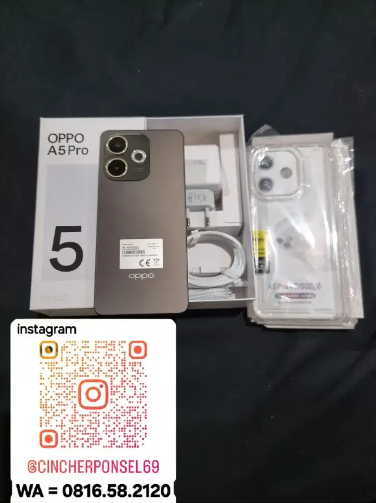 Jual hp Oppo A5 Pro 8/256 coklat istimewa mulus grns panjang free case