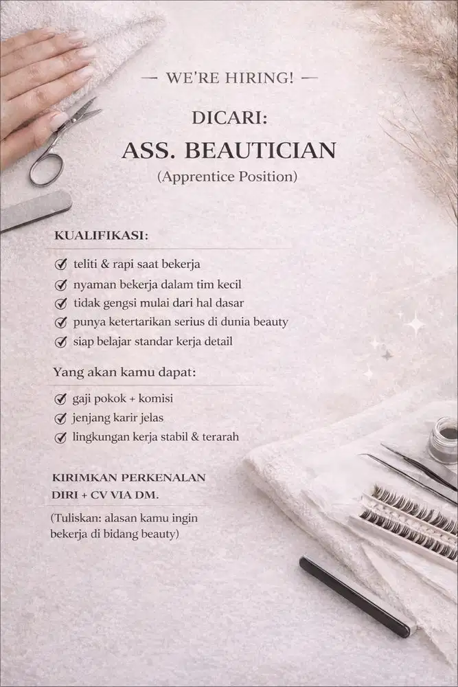 Ass. Beautician