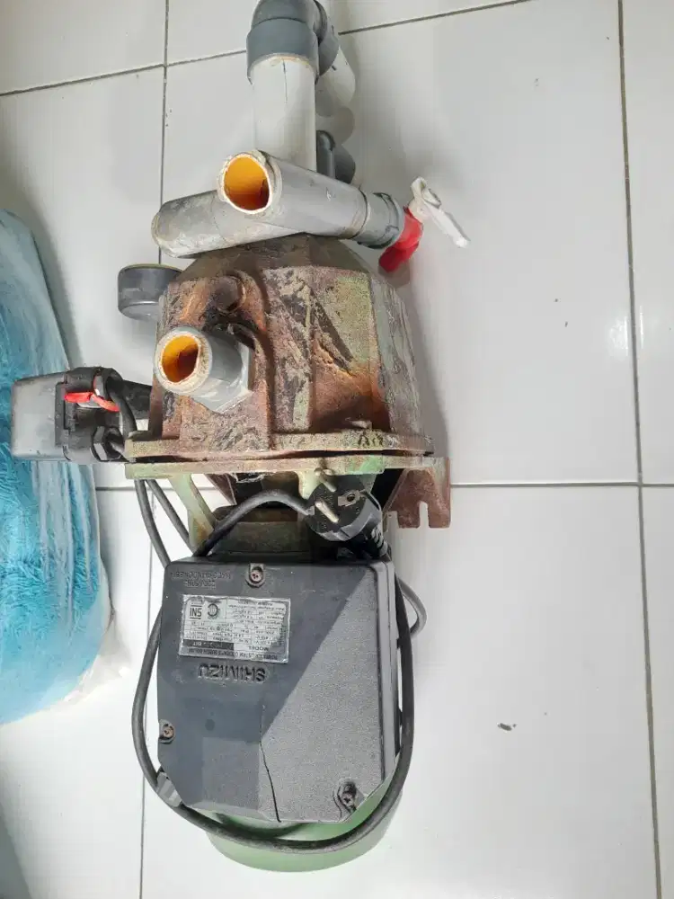 Mesin air jet pam shimizu,besar besi lengkap,siap pakai keluar air,