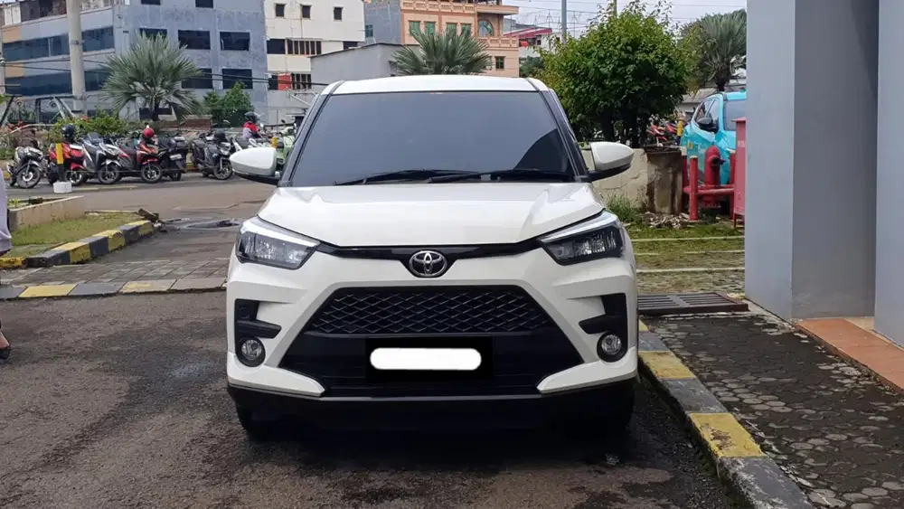 Km2rb toyota raize g cvt 2025 putih pajak panjang