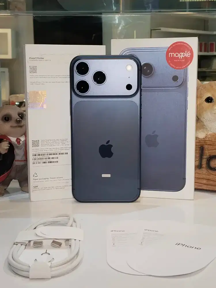 iPhone 17 Pro Max 256GB DeepBlue iBox RESMI BH 100% ORIGINAL