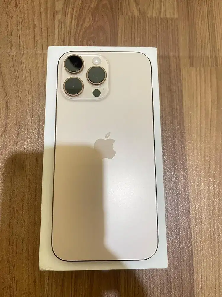 Iphone 16 promax dessert titanium 256 gb garansi resmi indonesia