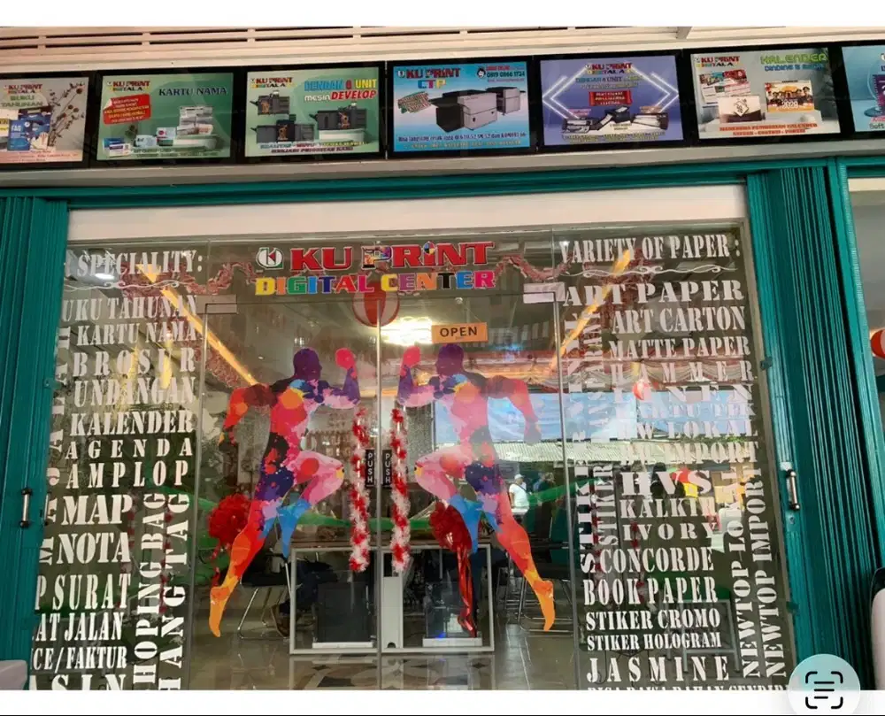 Kasir, bagian pengambilan brg , admin online