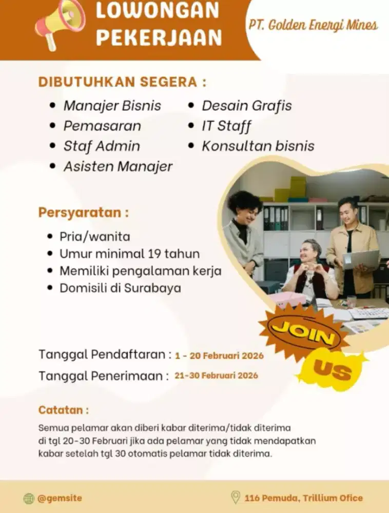 Lowongan Kerja Jawa Timur