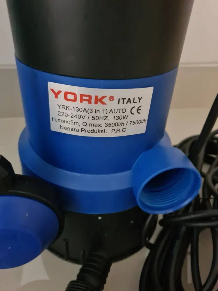 POMPA SUBMERSIBLE / POMPA AIR CELUP, MERK YORK 130A, NEW