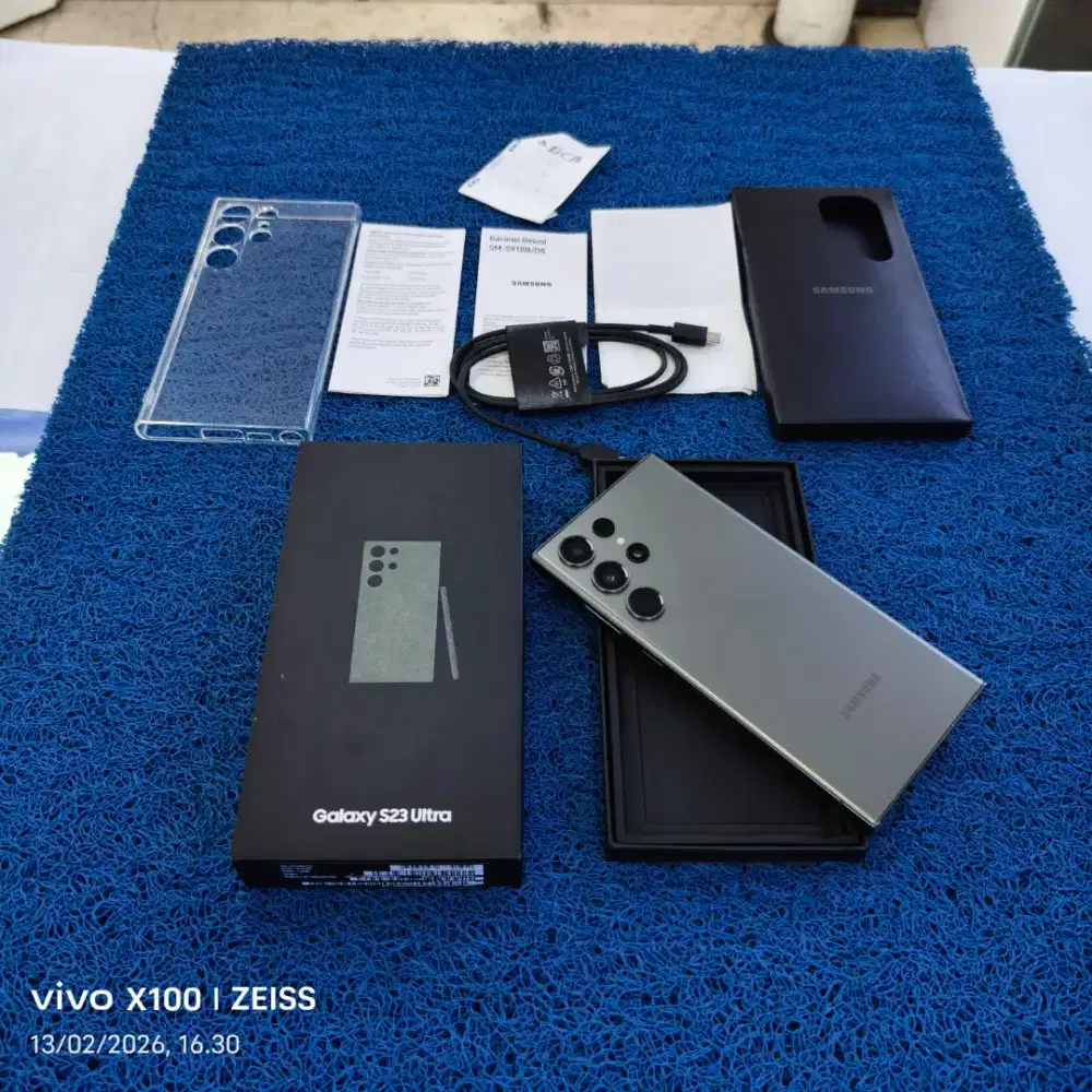 Samsung Galaxy S23 Ultra 12/512gb Muluss terawat Ex Garansi resmi sein