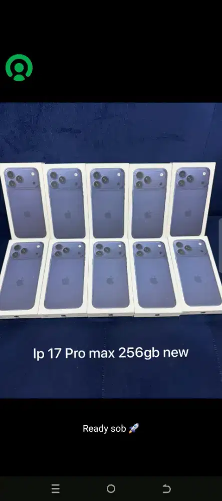 iPhone 17 promax 256 segel