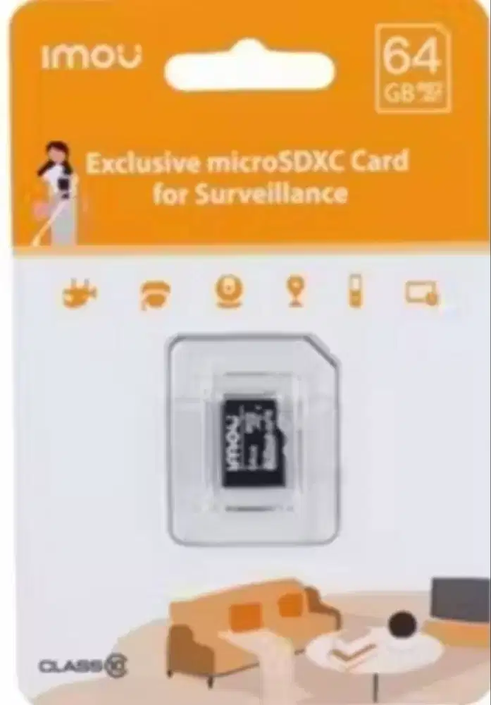 MicroSd ultra cl10 64GB buat camera, hp, smart cctv
