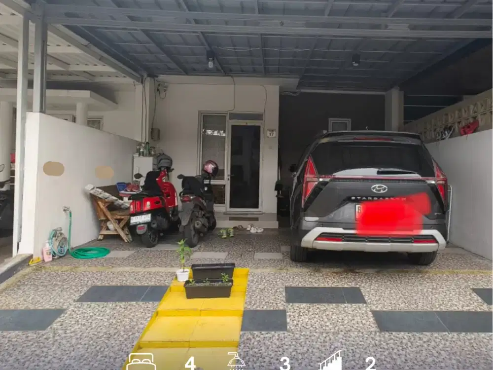 Rumah Semi Furnished Full Canopy di Gading Serpong