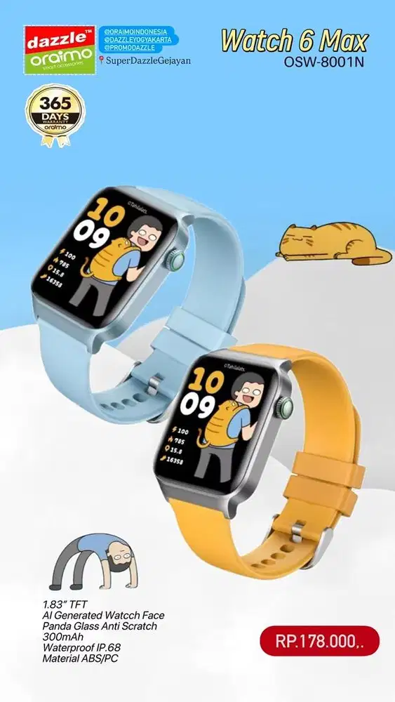 Smartwatch Oraimo Watch 6Max OSW-8001N