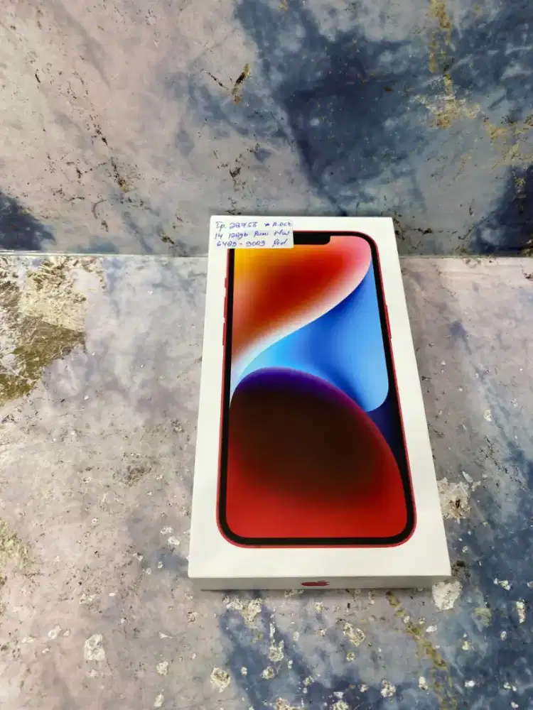 Ip.28756 || Iphone 14 128Gb Red New (Resmi)