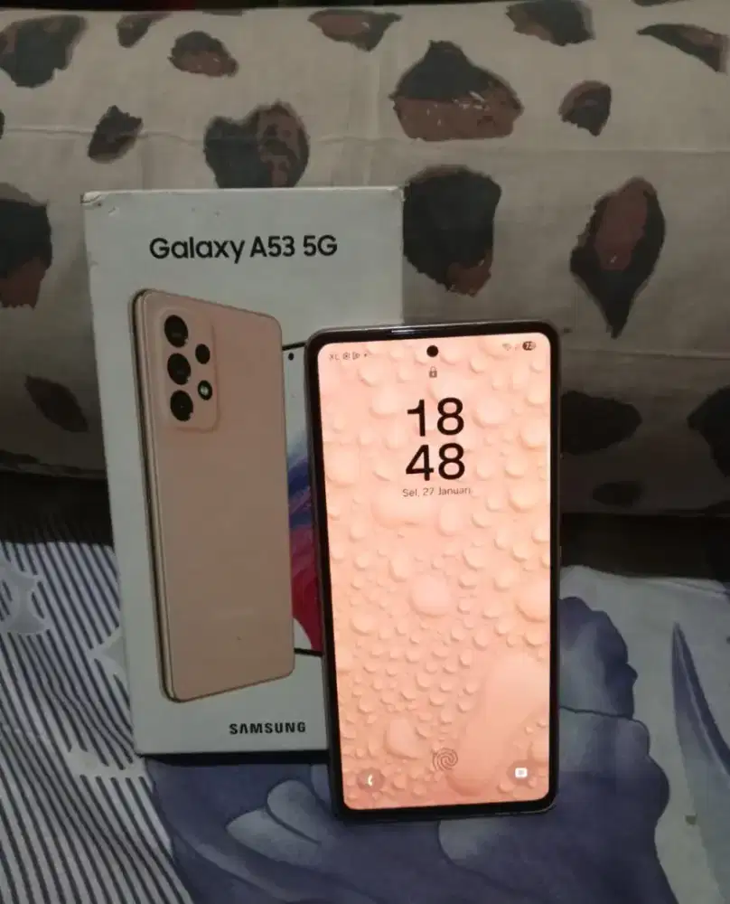 Jual/tt samsung a53 (8/128) komplit no minus