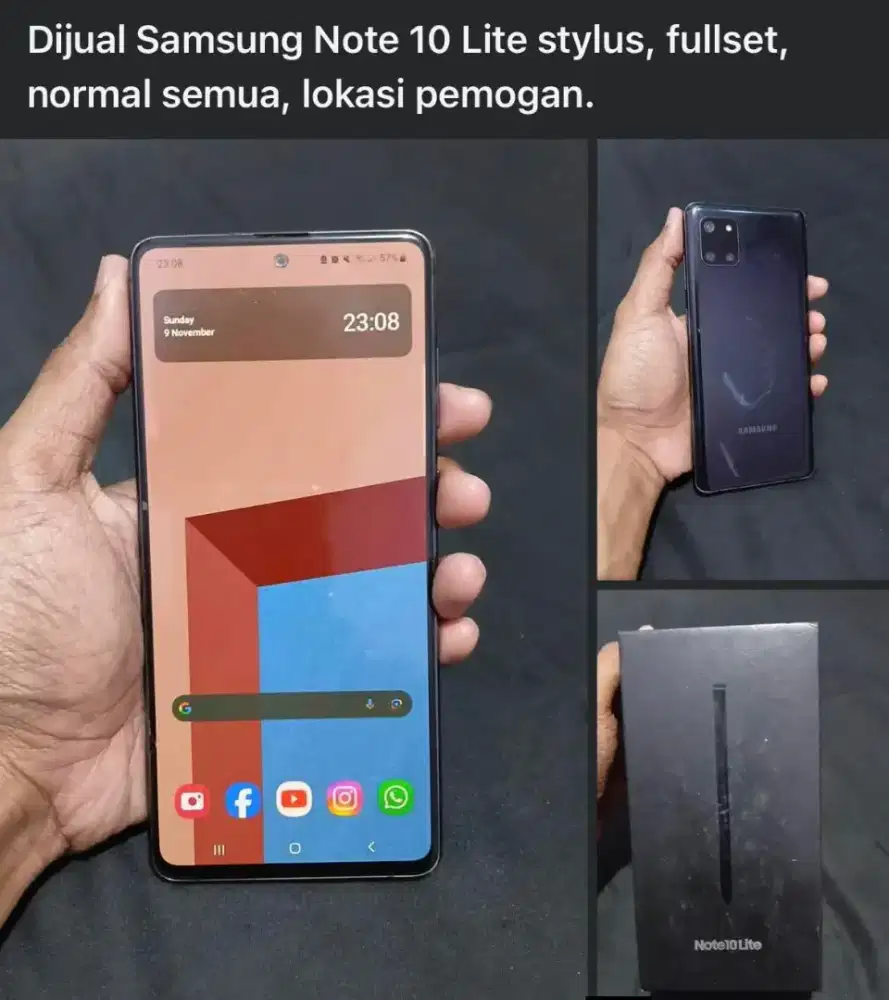 Samsung Note 10 Lite Stylus 8/128 Fullset