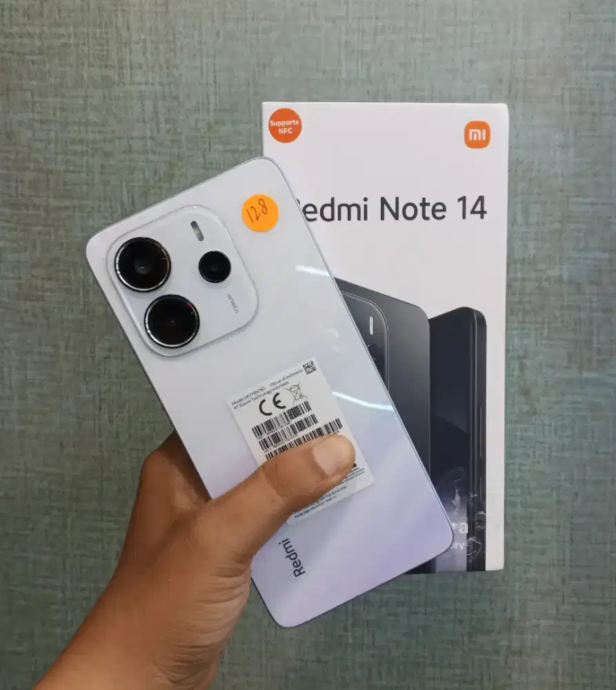 Xiaomi Redmi Note 14 8/128 Original Lengkap Fullset Mulus Nominus