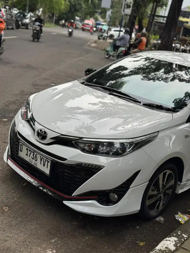 Yaris S Trd joker 2019 Low Km Cvt putih mulus terawat AT antik