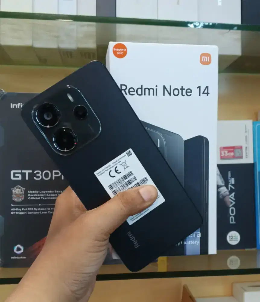 Redmi Note 14 8/256 Original Lengkap Fullset Mulus Nominus