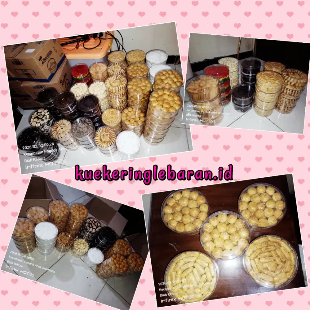 Kue lebaran fresh, enak dan homemade di Bintaro