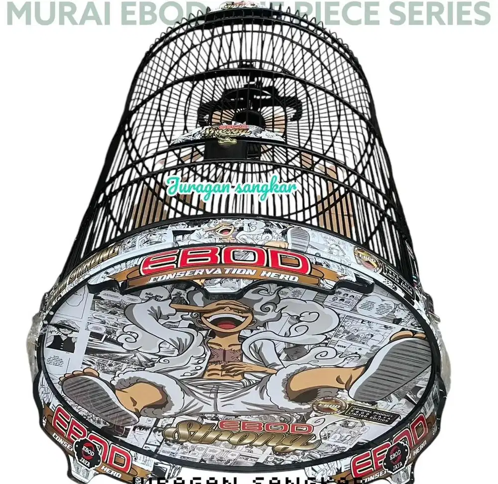 Ebod jaya Decal Kandang murai no.2 luffy