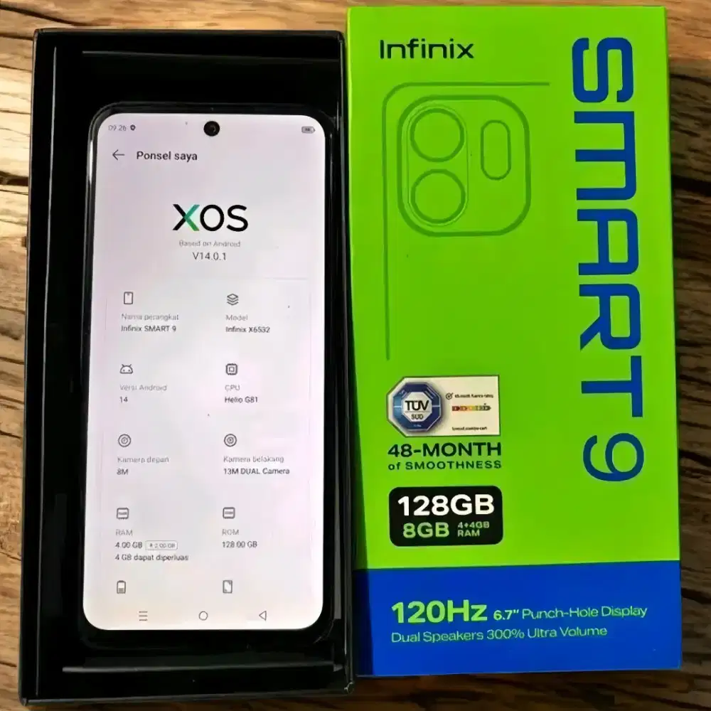 Infinix Smart 9 ram 8/128